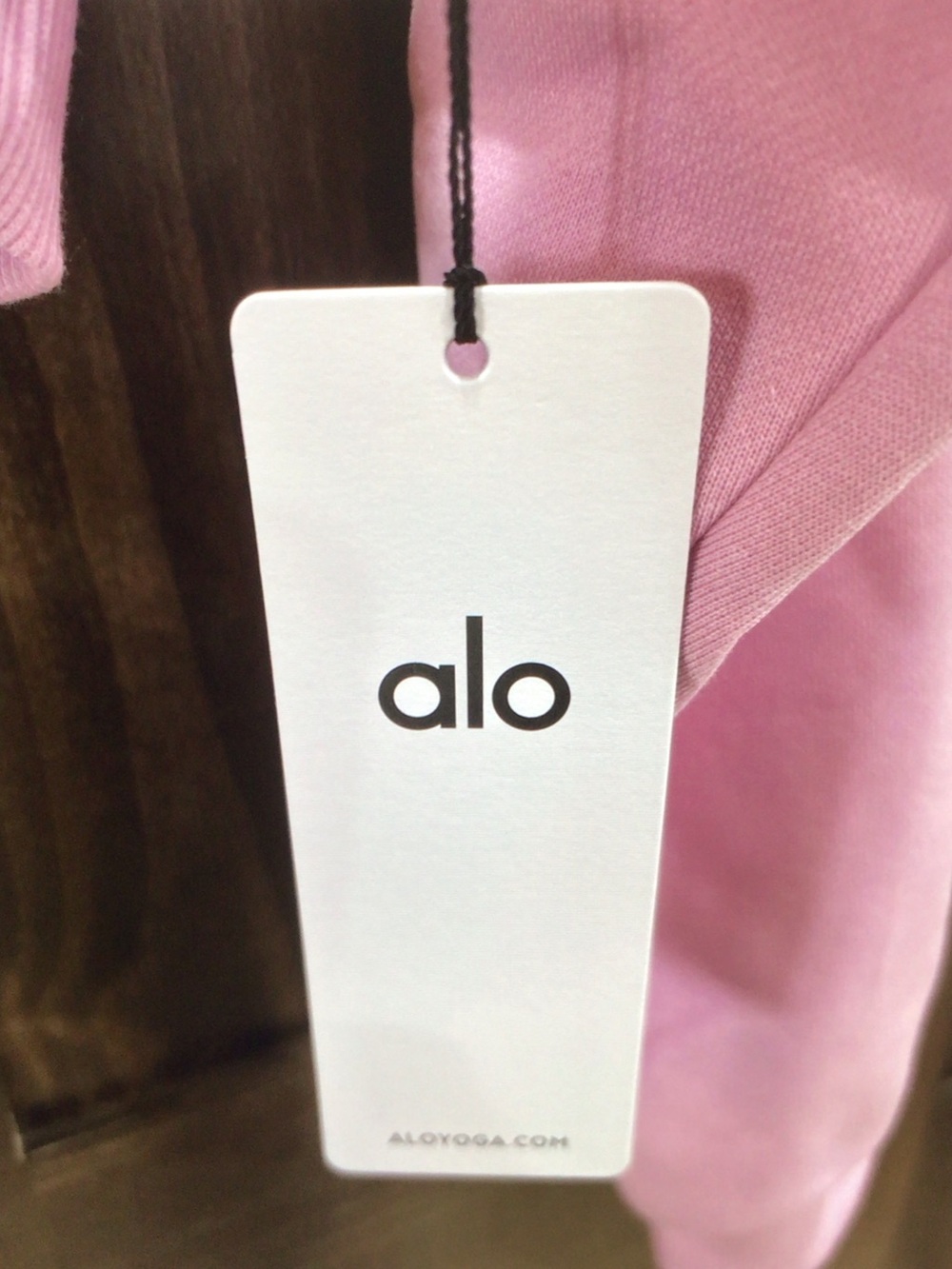 ALO Yoga Set Pastel Lilac Cropped Crew Sweatshirt With Short - Picture 4 of 7